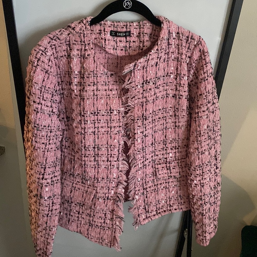 Pink Tweed Jacket